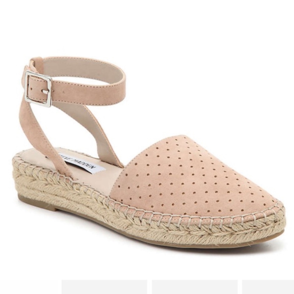 Steve Madden Lesko Espadrille Leather Flat